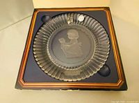 Goebel crystal plate in open box