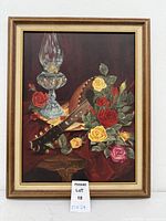 Full view framed painting