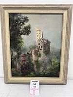 Full view of framed painting