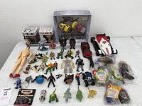 All items laid out to show variety and count