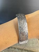 Bracelet worn on wrist showing overall design and fit