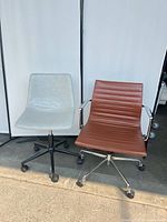 Front view showing both chairs side-by-side