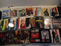 All DVD sets laid out showing titles and seasons