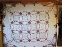 Full view of quilt showing overall design and size