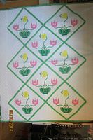 Full view of quilt showing overall design and size