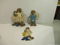 Overview of all three Sexton plaques