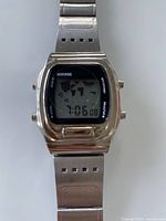 Front view of watch face and bracelet