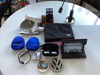 All items laid out on table overview