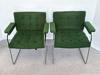 Pair of two chairs front view