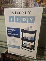 Box front showing product name, photo, size, and key features.