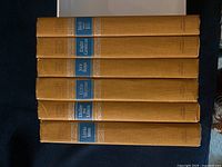 Six hardcover books by Louisa May Alcott spines showing titles and volume order.