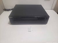 Front angled view of Sony 5-disc CD player showing overall condition