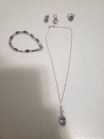 Full view of all jewelry pieces laid out