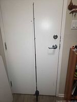 Full length view of rod with reel attached