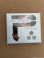 Front of the CD case showing the silver cardboard case with cutout design and text 'Periphery' and 'Juggernaut Alpha'.