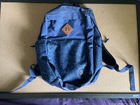 Full backpack showing design, straps and pattern details.