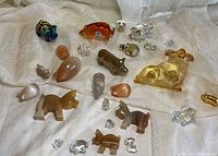 Overall view of entire pig figurine collection