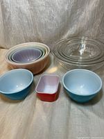 All bowls grouped together showing colours and sizes