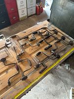 Table view of all brace drills