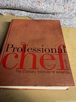 Front cover of The Professional Chef book, Eighth Edition by The Culinary Institute of America