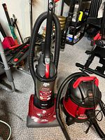 Image showing Dirt Devil upright vacuum cleaner and Jobmate shop vacuum together