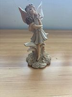 Front view of resin fairy figurine