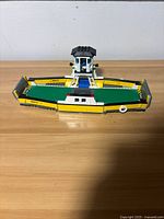 Ferry angled view showing bridge, ramps down