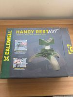 Original Caldwell Handy Rest NXT box showing product name and branding