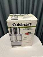Original box for Cuisinart Pro Custom 11-Cup Food Processor showing product image and features