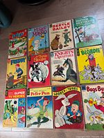 Group shot showing all 12 comic book covers