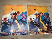 Both program covers side by side