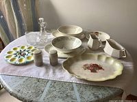 Overall view of entire lot on table