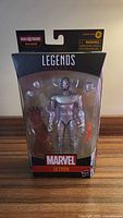 Front of sealed Marvel Legends Ultron box showing figure and accessories