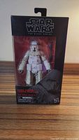 Front view of sealed Black Series Range Trooper figure in box