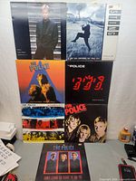 Group shot of all seven album covers