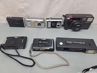 Group shot of all seven cameras