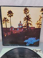 Front cover with hotel artwork