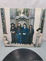 Front cover of The Beatles Hey Jude LP with band photo