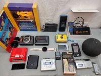 Group shot of all electronics laid out