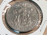 Reverse view showing Jacques Cartier landing design and 1534-1984 legend
