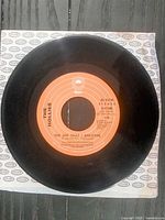 Front of vinyl single showing side A label "The Air That I Breathe" in Epic sleeve