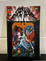 The front cover of the Battle Of The Planets #1 variant comic book showing detailed character artwork and the price sticker $4.50.