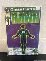 Front cover of Green Lantern Emerald Dawn #1 comic book showing artwork, title, issue number, price, and credits.