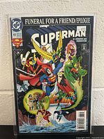 Comic book titled Superman Funeral For A Friend #83 by DC Comics in near mint condition.