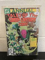 Front cover of Tales of the Green Lantern Corps Annual #2 comic book featuring multiple Green Lantern characters and DC Comics logo.