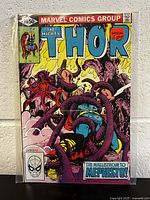 Front cover of The Mighty Thor issue #310 comic book featuring Mephisto on cover.