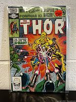 Front cover photo showing The Mighty Thor #315 comic book with Bi-Beast artwork and Marvel Comics branding.