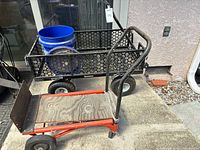 Wagon, bucket, dolly overview