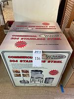 Sealed outer box showing product information