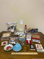 Overall view of lot showing all items grouped